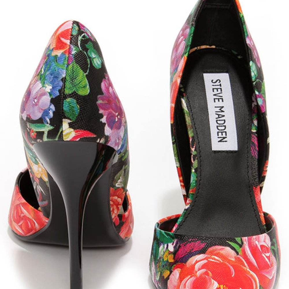 Steve Madden D'Orsay Floral Heels